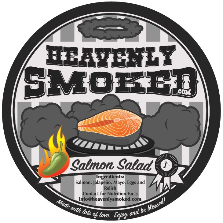 Heavenly Smoked Salmon Salad (Jalapeno) - 16oz